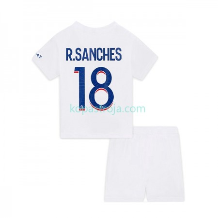 Billiga Fotbollströjor Paris Saint-Germain R.Sanches 18 Barn Tredje tröja 2022/23 Kortärmad